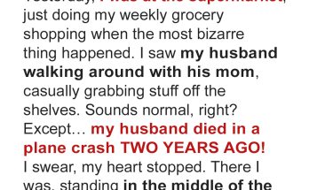 Woman Loses Husband in Plane Crash, Years Later Meets Him and His Mother by Coincidence in a Store – Story of the Day