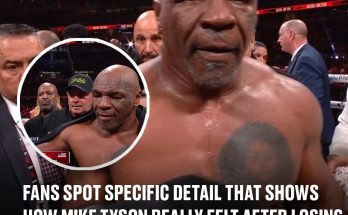 Fans spot specific detail that shows how Mike Tyson really felt after losing to Jake Paul