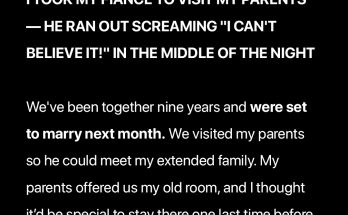 I Took My Fiancé to Visit My Parents — He Ran Out Screaming 'I Can't Believe It!' in the Middle of the Night