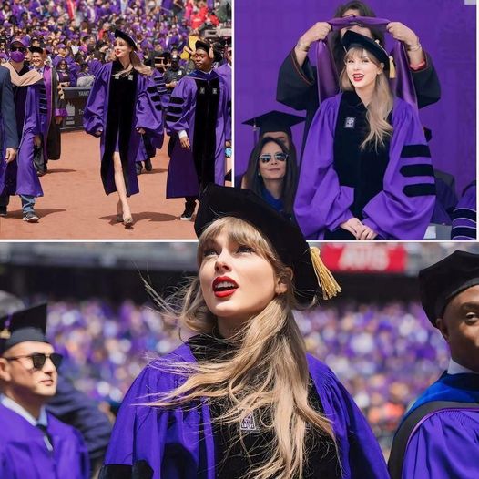 Taylor Swift Accepts Her PhD Like a Concert Performance, Stunning Tens of Thousands of Spectators in a Packed Stadium