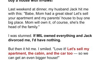 My Husband Demanded We Sell My Apartment to Buy a House with His In-Laws — He Didn't Expect Me to Hand Over the Keys So Easily