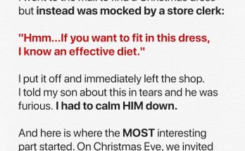 Saleswoman Humiliated Me for My Size - Suddenly, She Comes Home with My Son for Christmas