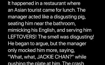 Manager Forced Waitress to Serve Leftovers to Foreign Customer, Life Taught Him a Lesson Immediately — Story of the Day