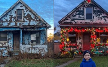 Boy Decorates Lonely Neighbor’s House for Xmas, Learns His Estranged Granny Lives There – Story of the Day