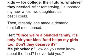 My New Wife Demanded I Use My Late Wife's Money Left for Our Kids on Her Daughters — My Lesson Was Strict