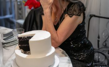 We Cut the Cake at Our Gender-Reveal Party, and It Turned Out Black – My MIL, Dressed in Black, Stood Aside and Cried