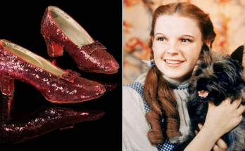 'Wizard of Oz' ruby slippers worn by Judy Garland sell for record-breaking $28 million at auction