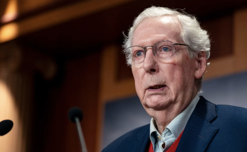 Sen. McConnell reportedly fine after falling during GOP lunch