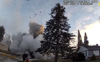 Garbage truck explodes in Illinois suburb, sending debris flying and injuring first responders