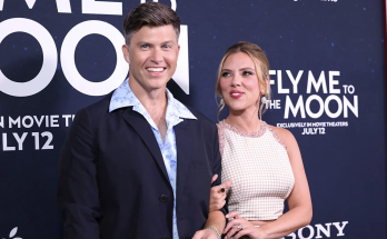 SNL's Colin Jost uncomfortably tells ruthless jokes about wife Scarlett Johansson as she watches backstage