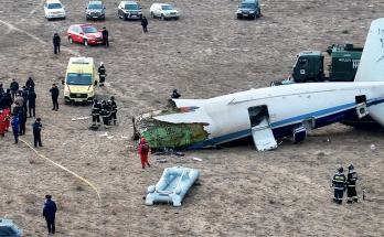 Azerbaijan Airlines plane headed to Russia crashes hundreds of miles off course, dozens dead