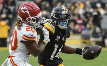 Steelers' George Pickens raises eyebrows over postgame handshakes with Chiefs stars