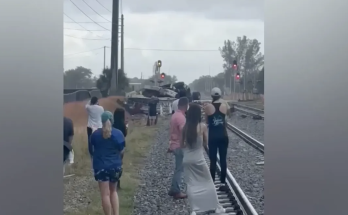 Florida train slams into fire truck, leaving firefighters, passengers injured