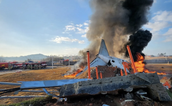 Plane veers off airport runway in South Korea and crashes, killing at least 23: report