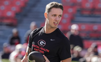 Hanna Cavinder praises boyfriend Carson Beck as Georgia star declares for NFL Draft