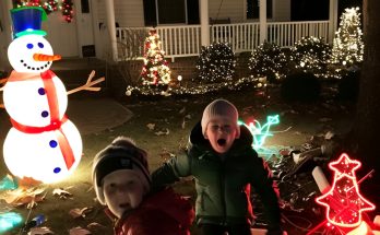 My Neighbor Refused to Stop Her Kids from Knocking over My Holiday Lawn Display