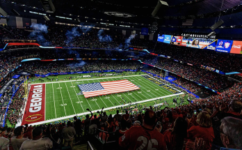 College football fans launch into 'U-S-A!' chant after moment of silence for victims of New Orleans attack