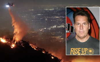 Sunset Fire: Dane Cook documents 'really scary' exit from home as flames erupt in the Hollywood Hills