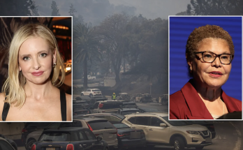 Palisades Fire: Sarah Michelle Gellar leads stars blasting LA mayor as gridlock cripples evacuations