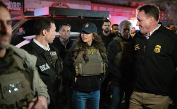 Kristi Noem joins immigration raid to catch 'dirtbags' in major sanctuary city