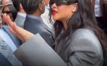 Rihanna Claps Back at Woman Who Asked A$AP Rocky a 'Disrespectful' Question Outside Courthouse — Video