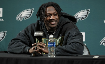 Eagles' A.J. Brown recalls feeling like a 'paid actor' at previous Super Bowl, a loss to the Chiefs