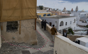 Greek island Santorini evacuated after earthquakes shake tourist destination