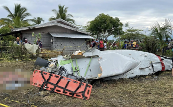 US military surveillance flight crashes in Philippines, killing 4