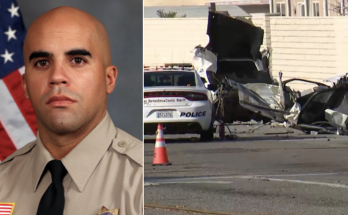 California deputy killed in crash that split police cruiser in two during pursuit