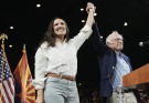 Bernie Sanders, AOC take aim at Trump and Musk, as well as Democrats, at western rallies