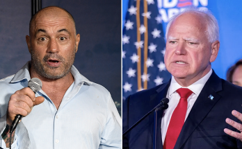 Joe Rogan mocks Tim Walz as Democrats try to address struggles to with male voters