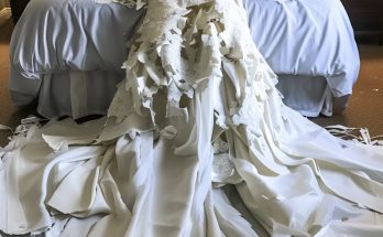I Found My Daughter’s Wedding Dress Cut to Pieces with My Stepdaughter Standing over It – I Thought She Did It, but I Was Wrong