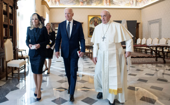Biden relegated to back of world leaders section at pope's funeral: 'No longer part of cool kids club'