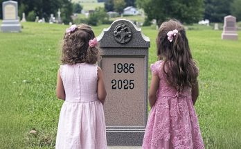 Girls Visit Dad's Grave to 'Show' Their New Dresses as He Asked, See 2 Boxes with Their Names – Story of the Day