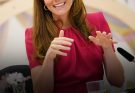 Princess Catherine Turns Heads in Waist-Cinching Polka Dot Dress