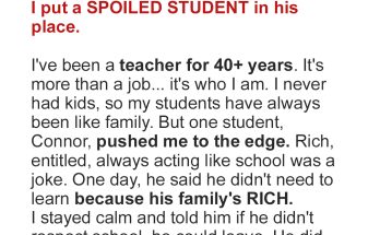 Lonely Elderly Teacher Puts a Spoiled Student in His Place but Quits the Next Day After Finding a Box on Her Doorstep — Story of the Day