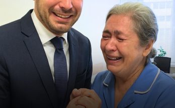 Boss Sees Scar on His Cleaning Lady and Tearfully Throws Himself into Her Arms – Story of the Day
