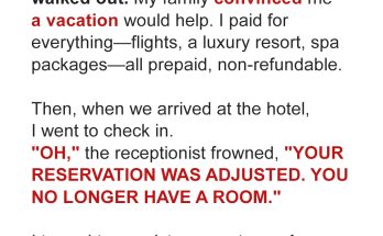 My Family Kicked Me Out of the Vacation I Paid for – So I Made Sure They'd Never Forget Their Stay
