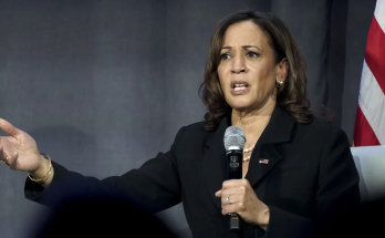 Kamala Harris comes knives out against Trump in first speech since leaving office: ‘Absolute chaos’