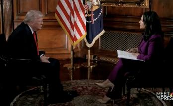 Trump asks NBC host if it 'sounds good' to report the border crossings are at record lows during interview