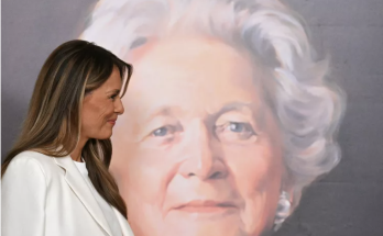 Melania Trump Unveils New Barbara Bush Stamp in D.C. Ceremony Skipped by Son George W. Bush
