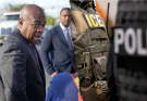 Who is the Democratic gubernatorial candidate arrested for trespassing at an ICE detention center?