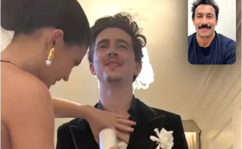 Kylie Jenner Helps Timothée Chalamet Get Ready for Their Red Carpet Debut in New Photo Shared by Designer
