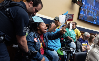 Capitol Police arrest protesters disrupting budget markup as Cory Booker thanks them for defending Medicaid