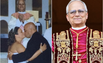 Couple Stunned After Finding Out Priest Who Married Them Is Now Pope Leo XIV: 'What Are the Odds?' (Exclusive)