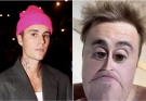 Justin Bieber Uses a Face Filter to Free-Associate About God, Fishing and More in Confusing Instagram Videos