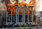 America's largest remaining antebellum mansion burns down in devastating fire