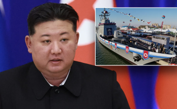 Kim Jong Un left fuming after North Korea's new destroyer damaged in failed launch