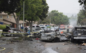 Small plane hit power lines before deadly San Diego crash, NTSB confirms