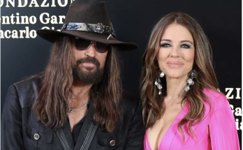 Billy Ray Cyrus and Elizabeth Hurley Stylishly Make Their Red Carpet Debut as a Couple in Rome